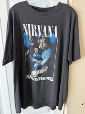 Camiseta vintage década de 1990 Nirvana lote de estacionamento bota rara da época lote camiseta Kurt Cobain GG comprar usado  Enviando para Brazil
