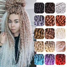 Usado, Extensões de cabelo trançado sintético onda água solta cabelo crochê cachos afro 26" comprar usado  Enviando para Brazil