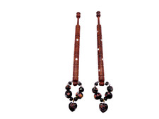 Pair vintage wooden for sale  BRADFORD