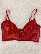Red shiny faux for sale  DUKINFIELD