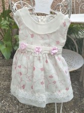 Robe crème fleurs d'occasion  Versailles