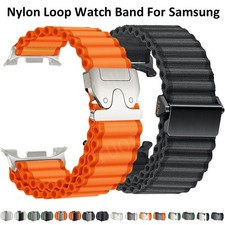 Sportowy nylonowy pasek do Samsung Galaxy Watch 8/8 Classic / Ultra 47mm Pasek Opaska na rękę na sprzedaż  Wysyłka do Poland