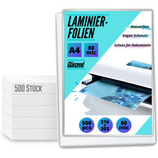 500 laminierfolien starterset gebraucht kaufen  Vlotho