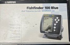 GARMIN FISHFINDER 100 azul, adaptador de fio, montagem, manual.  Sem transdutor. comprar usado  Enviando para Brazil