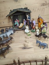 Antique nativity set for sale  Brownsville