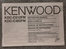 Cargador automático Kenwood CD FM modulador sistema manual de instrucciones KDC-C512FM C462FM segunda mano  Embacar hacia Argentina