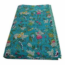 Colcha Kantha Indiana Feita à Mão Tamanho King Colcha Reversível Algodão Vintage comprar usado  Enviando para Brazil
