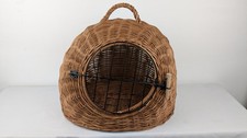 Wicker pet carrier for sale  WEYBRIDGE
