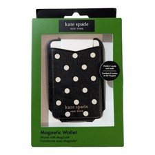 Carteira magnética de celular E7-O Kate Spade New York com MagSafe - Preta/pontilhada, usado comprar usado  Enviando para Brazil