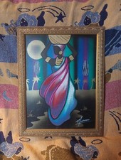 Vintage painting african for sale  Harrisburg