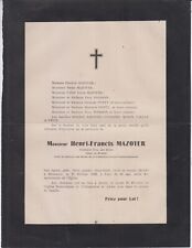 1929 faire part d'occasion  Toulouse-