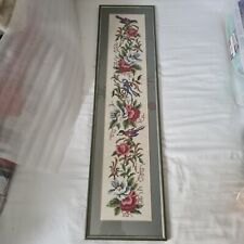 Vintage framed woolwork for sale  WARRINGTON