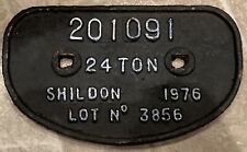 Wagon builders plate for sale  CARNFORTH