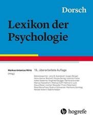 Dorsch lexikon psychologie gebraucht kaufen  Berlin