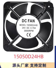 Usado, Ventilador de refrigeração DC 1 peça 15050d24hb dc24v 0,75a 150*150mm 15cm comprar usado  Enviando para Brazil