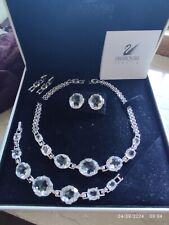 Swarovski swan parure usato  Vitorchiano