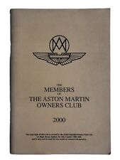 Aston martin owners d'occasion  Expédié en Belgium