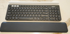 Usado, Logitech K780 teclado sem fio multi-dispositivo com almofada de pulso, teclado numérico comprar usado  Enviando para Brazil