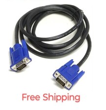 Usado, Monitor 5 pés 15 pinos SVGA SUPER VGA cabo macho cabo azul para PC TV envio EUA comprar usado  Enviando para Brazil