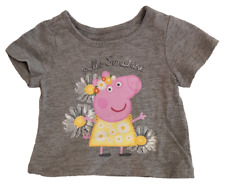 Camisa Peppa Pig manga curta cinza tamanho criança 18 meses nova sem etiquetas comprar usado  Enviando para Brazil