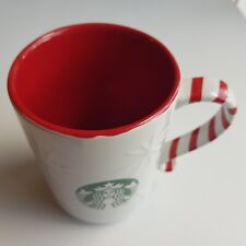 Caneca de chocolate quente Starbucks Natal café 2015 logotipo cerâmica cabo de bengala doce comprar usado  Enviando para Brazil