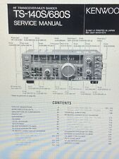 Transceptor Kenwood Ts-140s Ts-680s manual de serviço digital, usado comprar usado  Enviando para Brazil