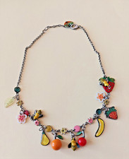 Collier breloques émaillé d'occasion  Cusset