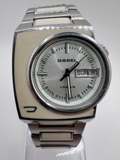 Vintage Masculino Y2K Diesel Branco/Aço ref. Relógio de aço inoxidável 10 barras DZ4067, usado comprar usado  Enviando para Brazil