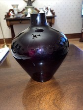 Vase rubinglas mundgeblasen gebraucht kaufen  Bremerhaven
