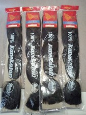 4 Pacotes The Sassy Collection 100% Kanekalon Trança Jumbo Cor 1B Marrom Novo comprar usado  Enviando para Brazil