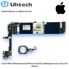 Usado, Carte Mère (Motherboard) iPhone 6s 64 Go débloquée avec Touch ID (Rose) comprar usado  Enviando para Brazil
