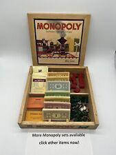 Monopoly wooden nostalgia for sale  CRAVEN ARMS
