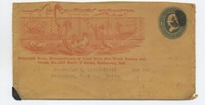 Cerca de arame envelope estampado c1880s 1ct publicidade Richmond IN [h.6027] comprar usado  Enviando para Brazil