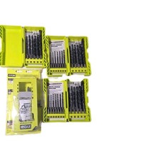 Lote de 4 juegos de brocas y kits de accesorios Ryobi #20 segunda mano  Embacar hacia Mexico