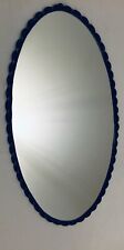 Odnowione vintage lustro. Czarna ramka metalowa 2 cm Rozmiar lustra 87 x 44 cm. na sprzedaż  PL