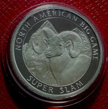 Bighorn Sheep Proof Art Round-North American Big Game 1 onça troy. Prata 999 comprar usado Bighorn Sheep Proof Art Round-North American Big Game 1 onça troy. Prata 999 comprar usado  Enviando para Brazil