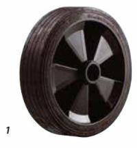 Roue caoutchouc increvable d'occasion  Lubersac