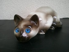 Chat siamois ceramique d'occasion  Mer