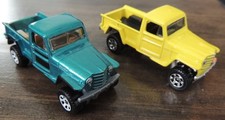 Matchbox 1951 Jeep Willys 4x4 picape lote solto de 2, amarelo-petróleo comprar usado Matchbox 1951 Jeep Willys 4x4 picape lote solto de 2, amarelo-petróleo comprar usado  Enviando para Brazil