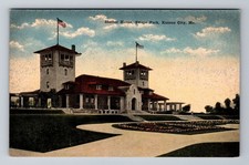 Cartão postal vintage Kansas City MO-Missouri, Shelter House, Swope Park comprar usado  Enviando para Brazil