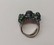 Silver ring blue for sale  Portland