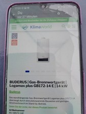 Buderus brennwert therme gebraucht kaufen  Bochum