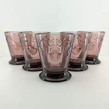 Conjunto de Copos de Ametista La Rochère Versailles 5, 4" Vidro Francês, Cor Rara comprar usado  Enviando para Brazil