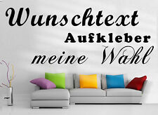 Wandtattoo aufkleber wunschtex gebraucht kaufen  Essen