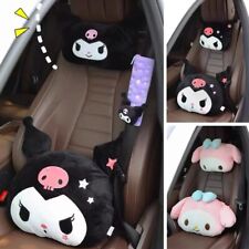 Kuromi My Melody capa de cinto de segurança de carro de pelúcia ombreiras almofada traseira comprar usado  Enviando para Brazil