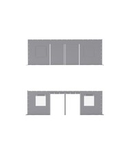 2pcs carport sidewalls for sale  USA
