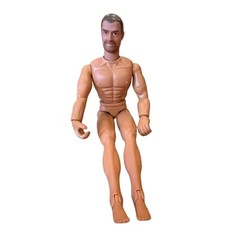 Antigo 12" Power Team G.I. Joe Clone Articulado Olhos Marrons Barba Sombra 5 Horas comprar usado  Enviando para Brazil