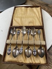 Souvenir teaspoons set. for sale  CROMER