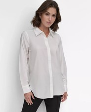 Blusa para mujer DKNY talla S con botones delanteros segunda mano  Embacar hacia Mexico