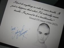 Sinead connor signed for sale  Huntington Beach